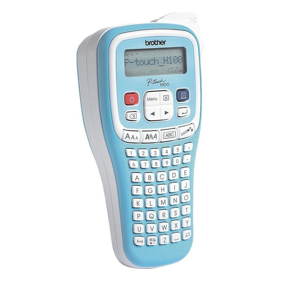 Brother P-touch H100LB – Tragbares Beschriftungsgerät mit vielseitigen Funktionen für Haushalt, Büro und Werkstatt, kompatibel mit langlebigen TZe-Schriftbändern.